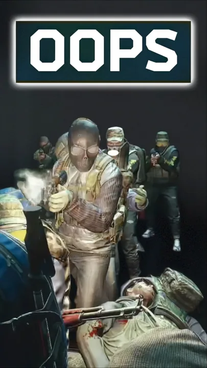Thumbnail for the SheefGG Short “30 scavs VS Knifee”: a crowd of scavs with an “Oops” caption